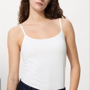 Uniqlo AIRism White Size L Tank Top
